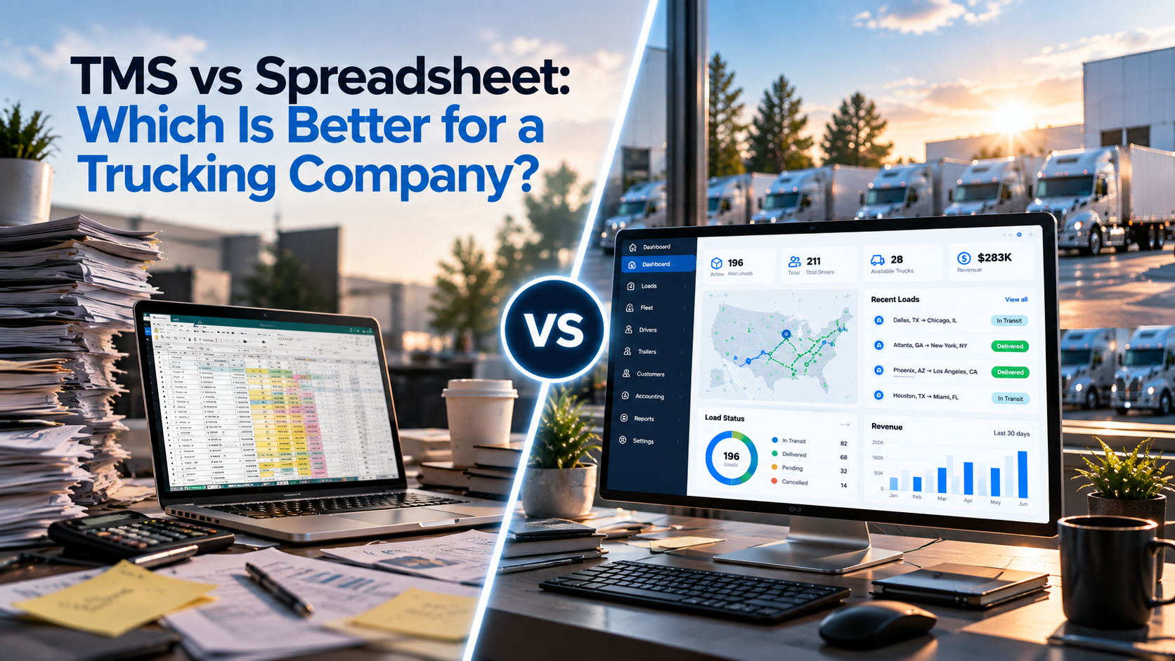 TMS vs Spreadsheet: Which Is Better for a Trucking Company?